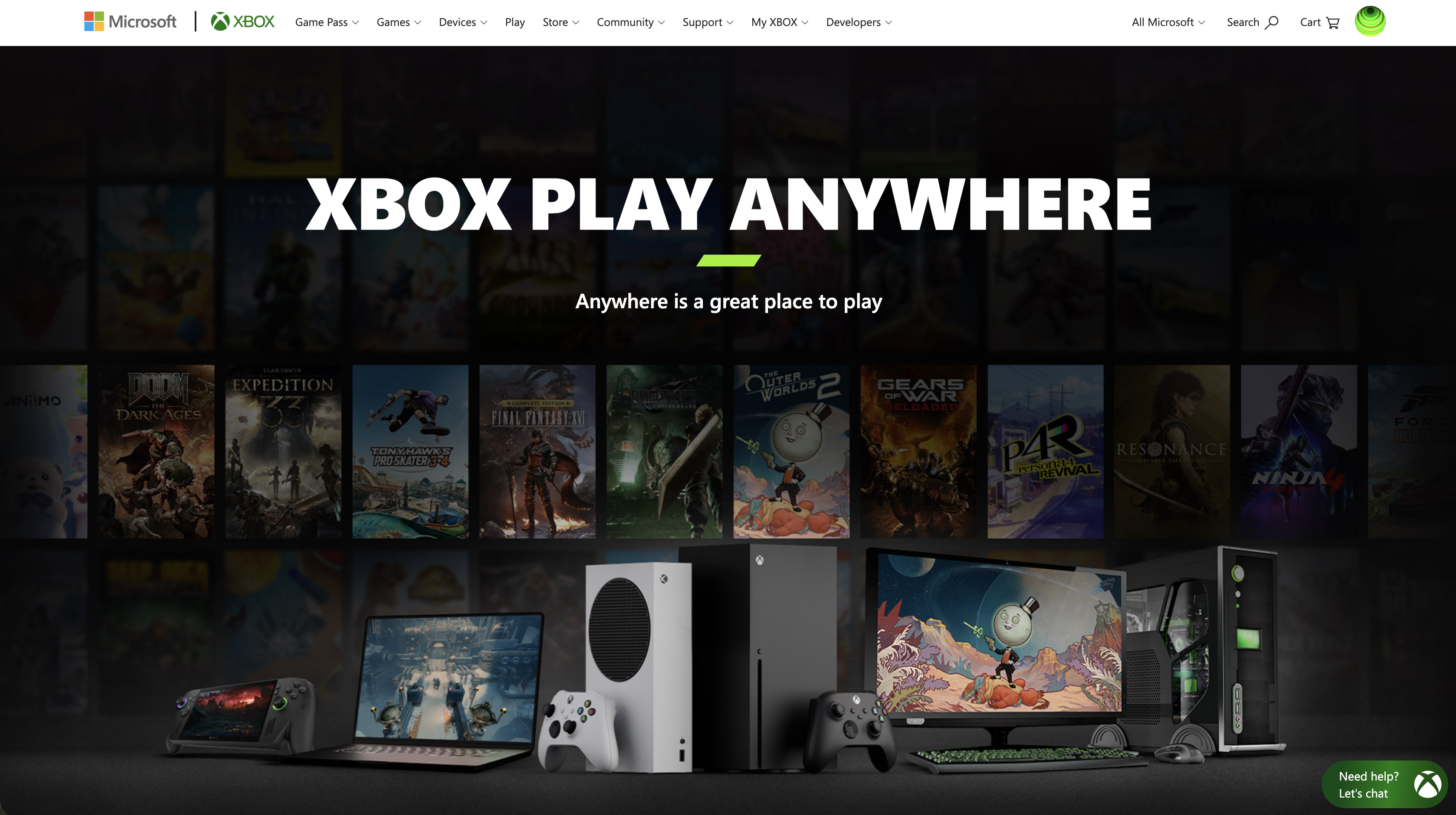 XBOX Play Anywhere — XBOX.com